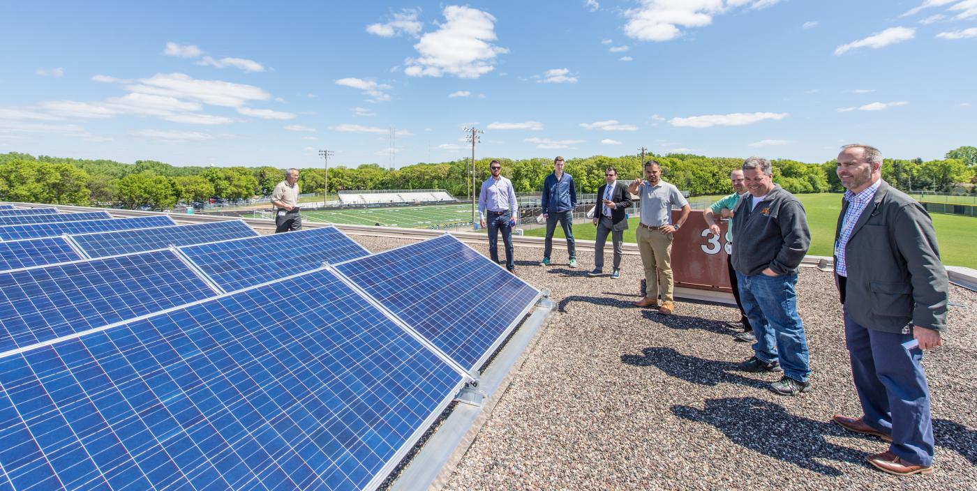 Solar for Schools installation MnSEIA MnSEIA Impact Power Solutions