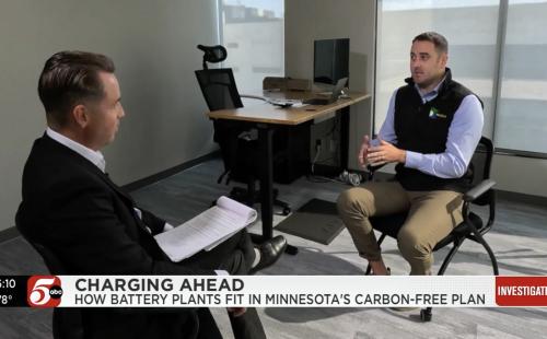 MnSEIA KSTP As deadline looms, Minnesota is Charging Ahead to build utility-size battery plants