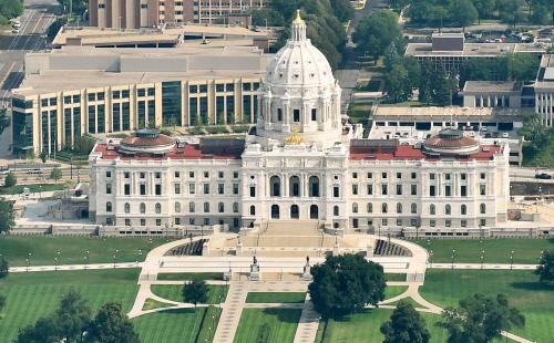 Minnesota State Capitol building MnSEIA solar policy work