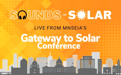 Sounds of Solar Podcast, live at the Gateway to Solar Conference 