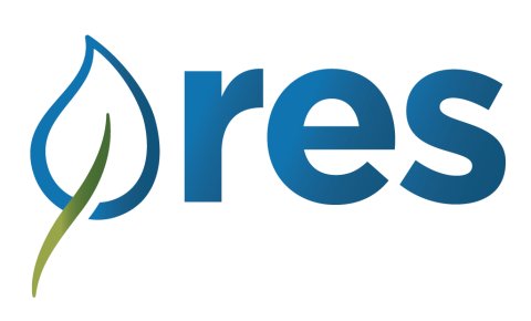 RES logo, solar vegetation member